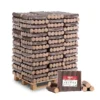 SPARK Holzbriketts rund 960 kg Palette (96 x 10 kg), aus Buchenholz, ohne Zusätze